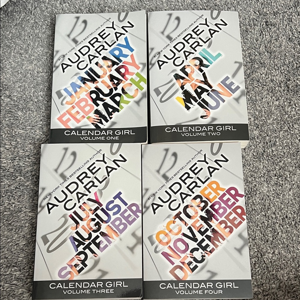 Calendar Girl Series by Audrey Carlan